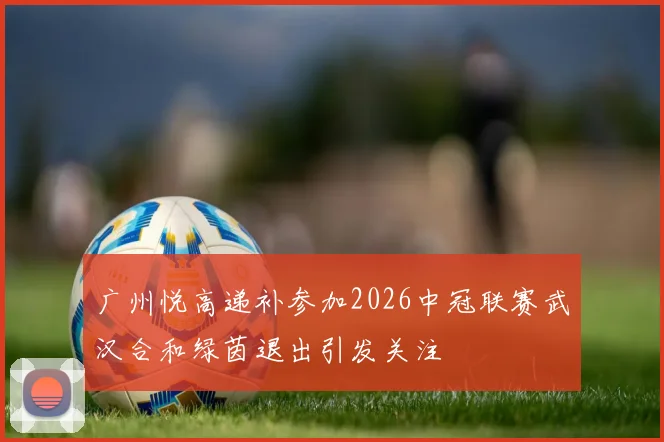 广州悦高递补参加2026中冠联赛武汉合和绿茵退出引发关注